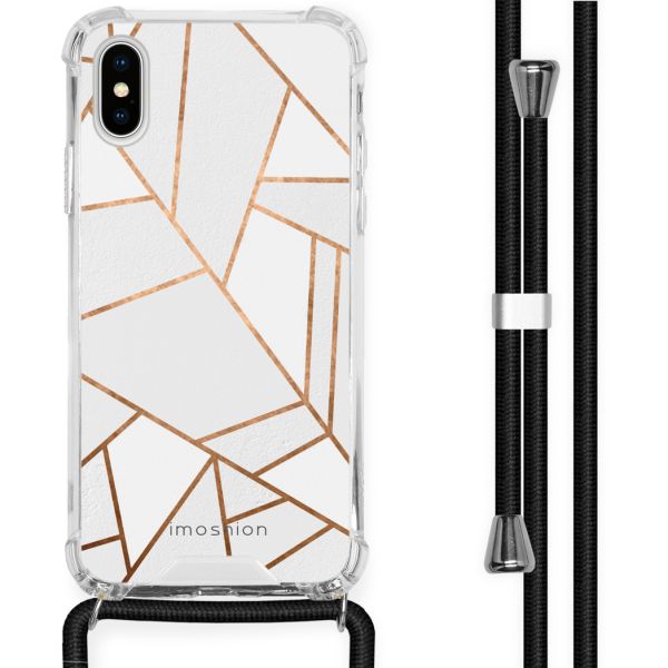 imoshion Coque Design avec cordon iPhone X / Xs - White Graphic