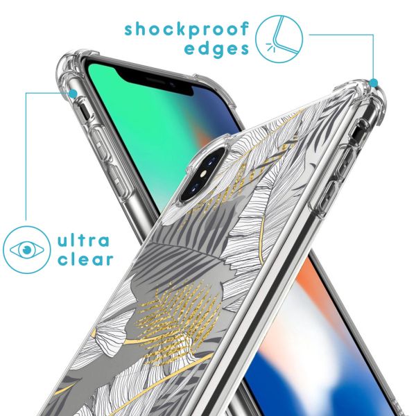 imoshion Coque Design avec cordon iPhone X / Xs - Glamour Botanic