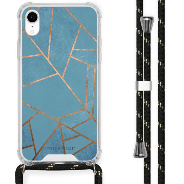 imoshion Coque Design avec cordon iPhone Xr - Blue Graphic