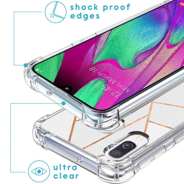 imoshion Coque Design avec cordon Samsung Galaxy A40 - White Graphic