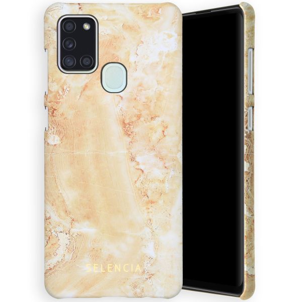 Selencia Coque Maya Fashion Samsung Galaxy A21s - Marble Sand