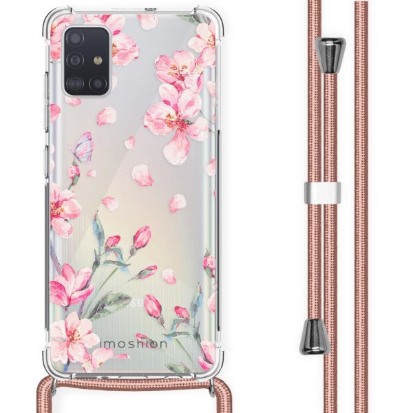 imoshion Coque Design avec cordon Samsung Galaxy A51 - Blossom Watercolor