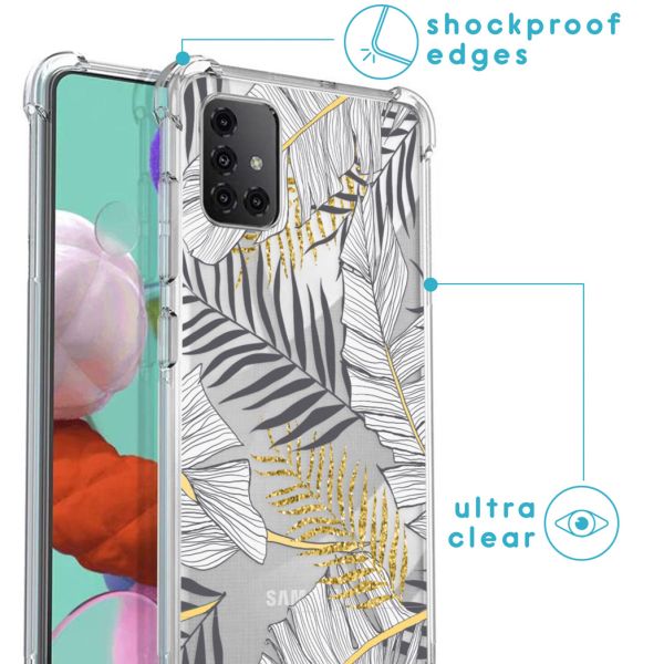 imoshion Coque Design avec cordon Samsung Galaxy A51 - Glamour Botanic