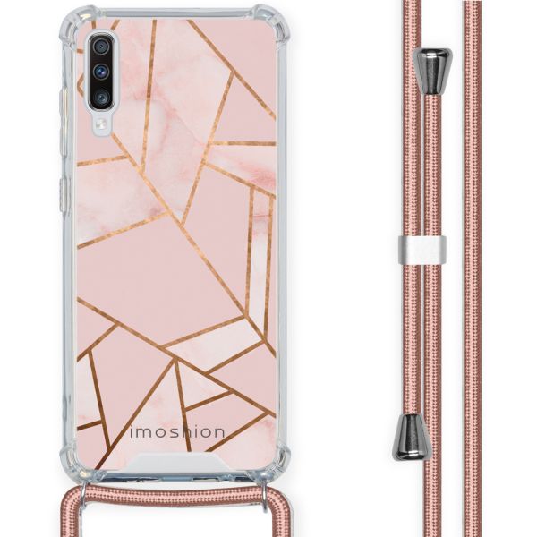 imoshion Coque Design avec cordon Samsung Galaxy A70 - Pink Graphic