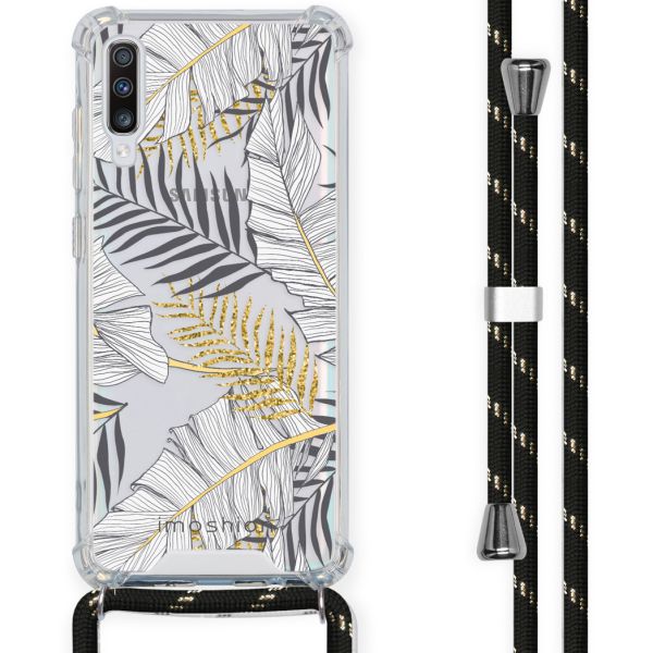 imoshion Coque Design avec cordon Samsung Galaxy A70 - Glamour Botanic