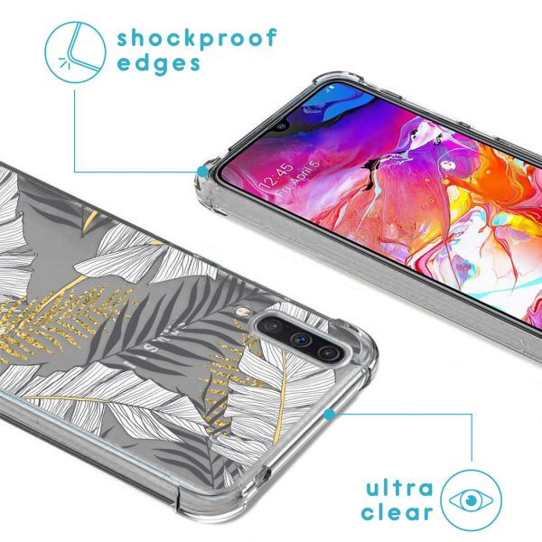 imoshion Coque Design avec cordon Samsung Galaxy A70 - Glamour Botanic