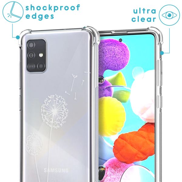 imoshion Coque Design avec cordon  Samsung Galaxy A71 - Dandelion