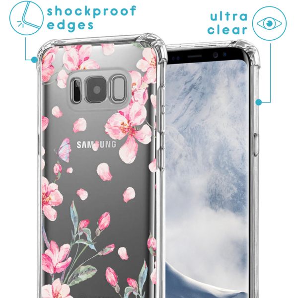 imoshion Coque Design avec cordon Samsung Galaxy S8 - Blossom Watercolor