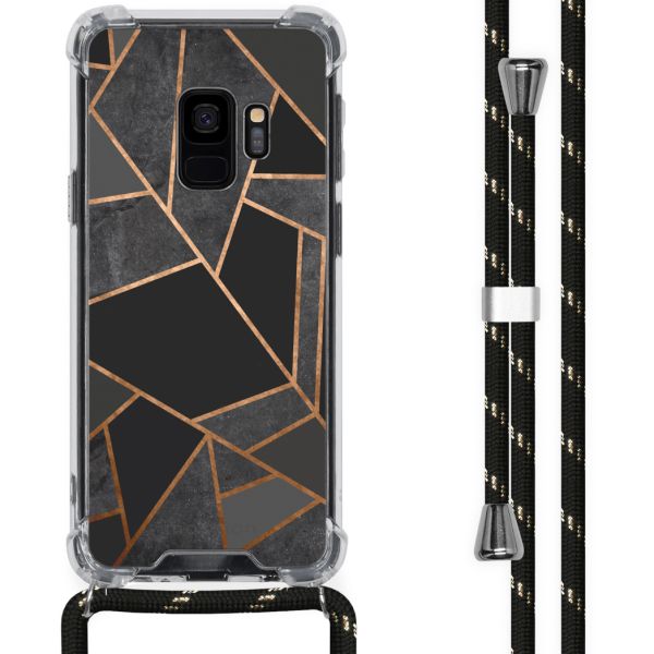 imoshion Coque Design avec cordon Samsung Galaxy S9 - Black Graphic