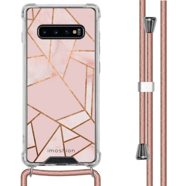 imoshion Coque Design avec cordon Samsung Galaxy S10 Plus - Pink Graphic