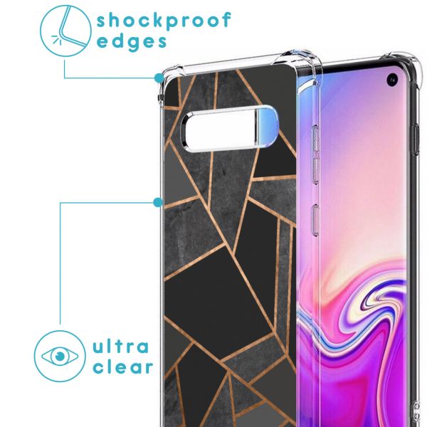 imoshion Coque Design avec cordon Samsung Galaxy S10 Plus - Black Graphic