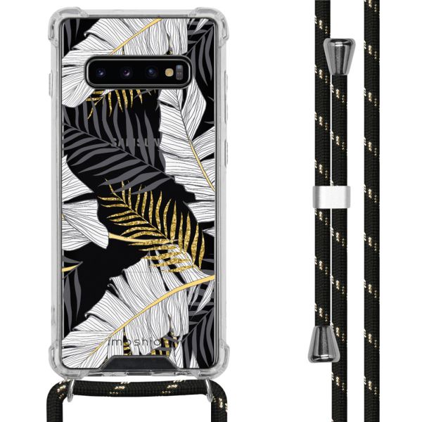 imoshion Coque Design avec cordon Samsung Galaxy S10 Plus - Glamour Botanic