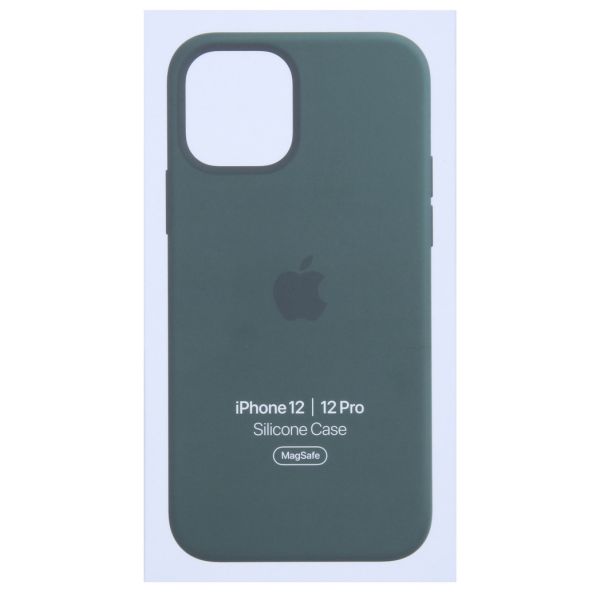 Apple Coque en silicone MagSafe iPhone 12 (Pro) - Cypress Green