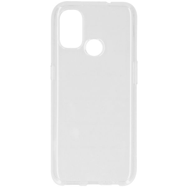 iMoshion Coque silicone OnePlus Nord N100 - Transparent