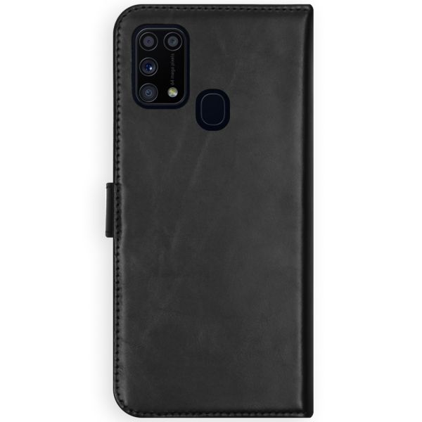 Selencia Étui de téléphone portefeuille en cuir véritable Samsung Galaxy M31