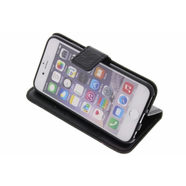 Etui de téléphone Fleurs de Trèfle iPhone 6 / 6s - Noir