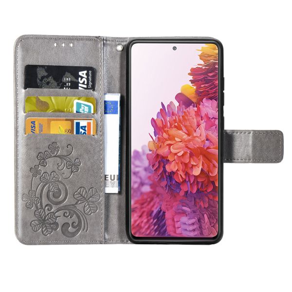 Etui de téléphone Fleurs de Trèfle Samsung Galaxy S20 FE