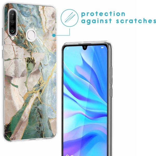 imoshion Coque Design Huawei P30 Lite - Marbre - Beige