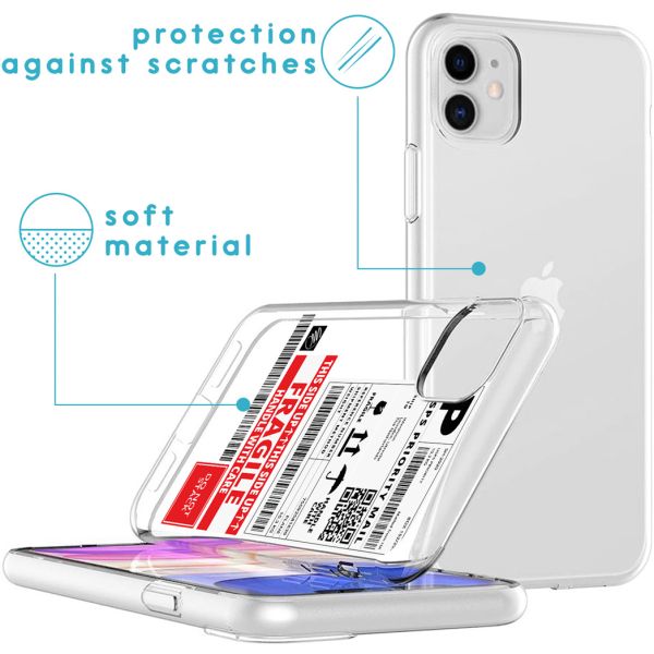 imoshion Coque Design iPhone 11 - Étiquette