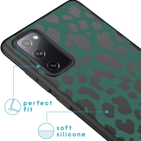 imoshion Coque Design Samsung Galaxy S20 FE - Léopard - Vert / Noir