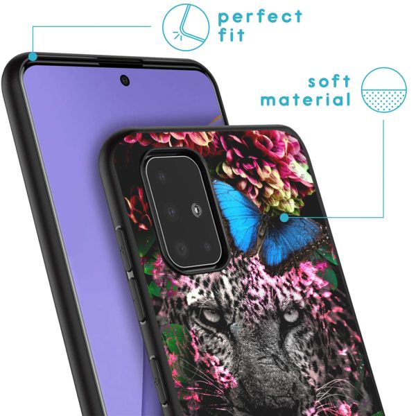 iMoshion Coque Design Samsung Galaxy A51 - Jungle - Léopard