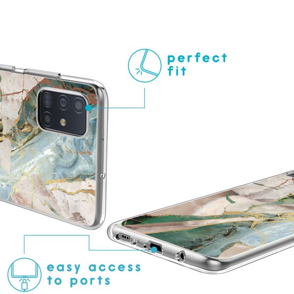 iMoshion Coque Design Samsung Galaxy A51 - Marbre - Beige
