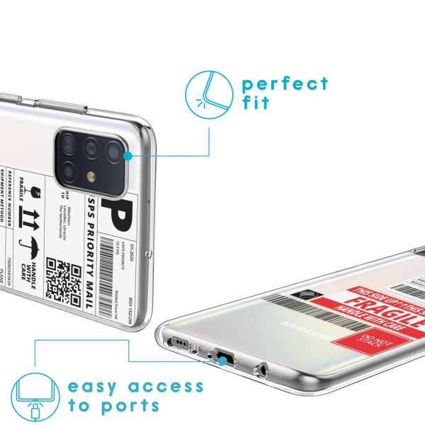 iMoshion Coque Design Samsung Galaxy A51 - Étiquette
