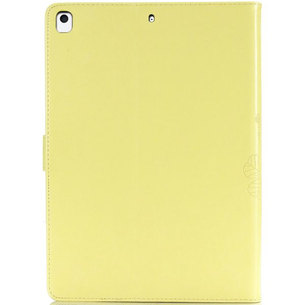 Coque Fleurs de Trèfle iPad 9 (2021) 10.2 pouces / iPad 8 (2020) 10.2 pouces / iPad 7 (2019) 10.2 pouces - Jaune