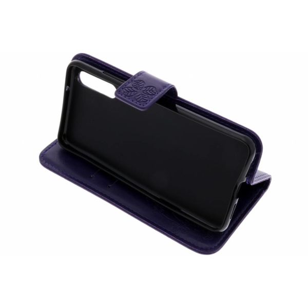 Etui de téléphone Fleurs de Trèfle Huawei 20 - Violet