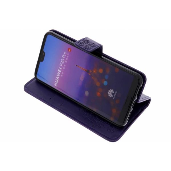 Etui de téléphone Fleurs de Trèfle Huawei 20 Pro - Violet