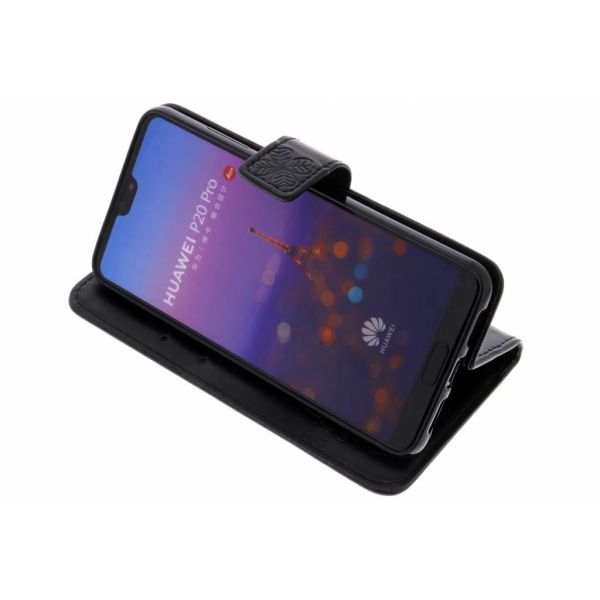 Etui de téléphone Fleurs de Trèfle Huawei 20 Pro - Noir