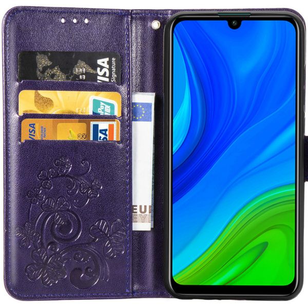 Etui de téléphone Fleurs de Trèfle Huawei P Smart (2020)