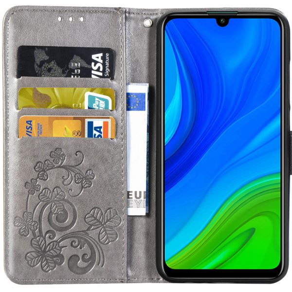 Etui de téléphone Fleurs de Trèfle Huawei P Smart (2020)