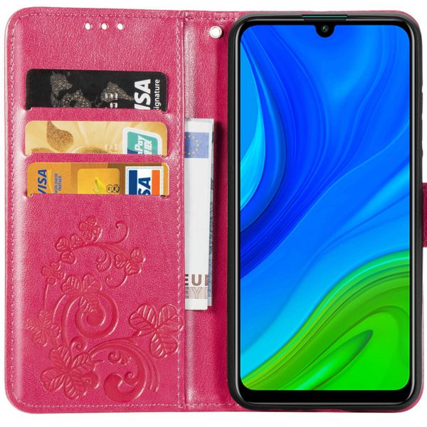 Etui de téléphone Fleurs de Trèfle Huawei P Smart (2020)