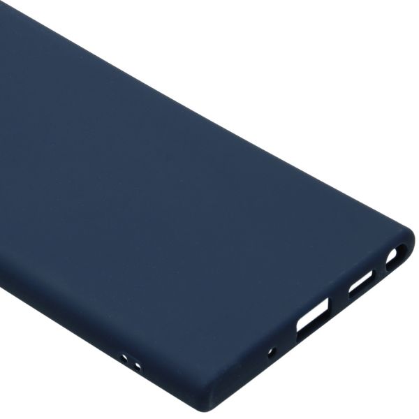 imoshion Coque Couleur Samsung Galaxy Note 20 Ultra - Bleu foncé