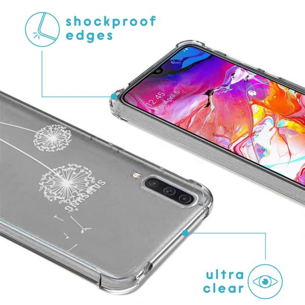 imoshion Coque Design avec cordon  Samsung Galaxy A70 - Dandelion