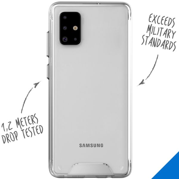 Accezz Coque Xtreme Impact Samsung Galaxy A71 - Transparent