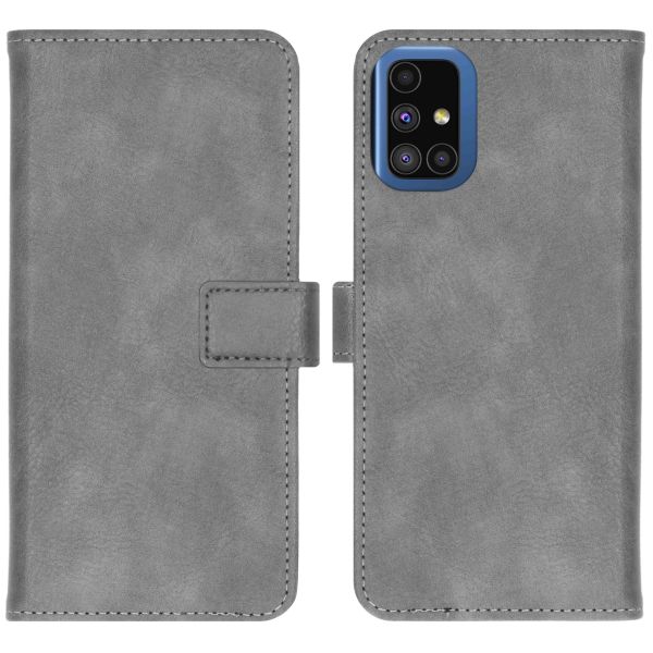 imoshion Étui de téléphone portefeuille Luxe Samsung Galaxy M51 - Gris