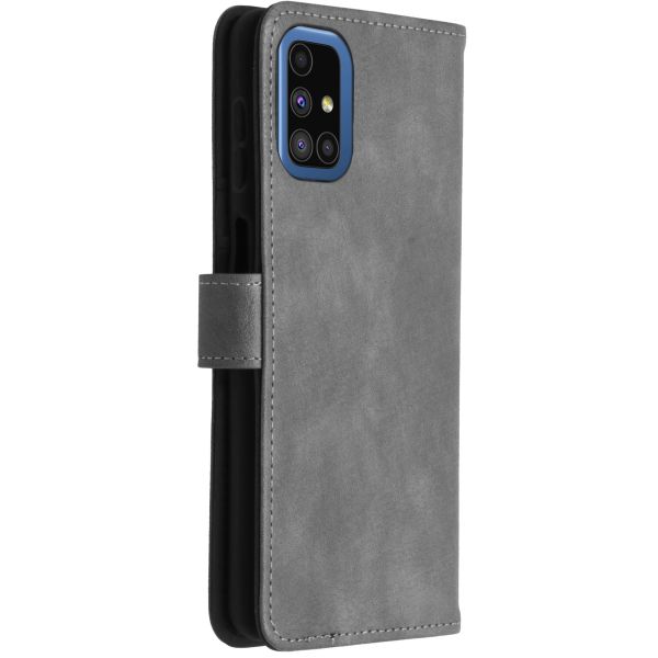 imoshion Étui de téléphone portefeuille Luxe Samsung Galaxy M51 - Gris