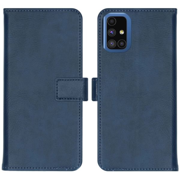 imoshion Étui de téléphone portefeuille Luxe Samsung Galaxy M51 - Bleu foncé