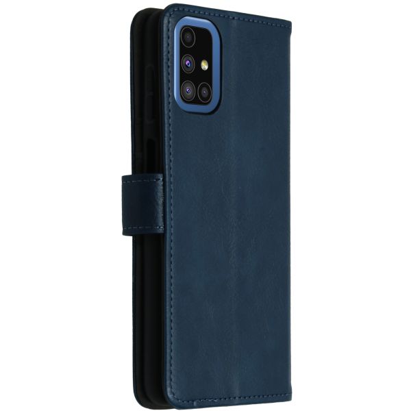 imoshion Étui de téléphone portefeuille Luxe Samsung Galaxy M51 - Bleu foncé