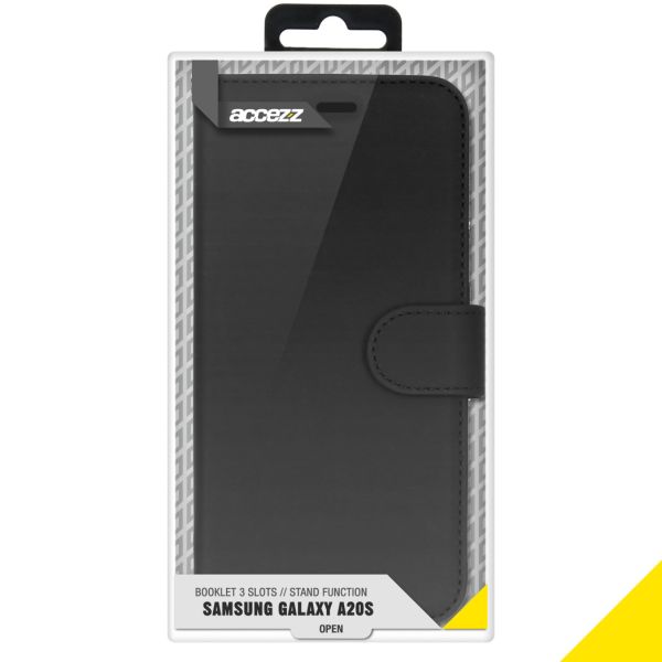 Accezz Étui de téléphone Wallet Samsung Galaxy A20s - Noir