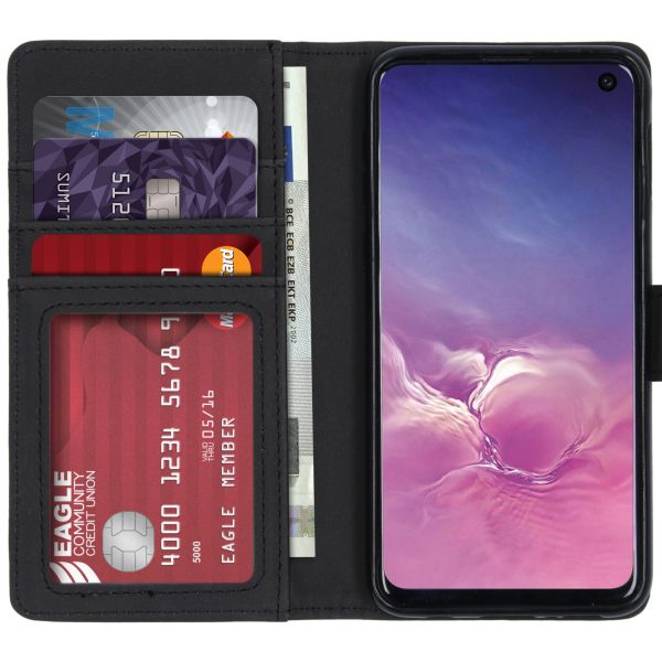 Étui de téléphone portefeuille Luxe Samsung Galaxy S10e