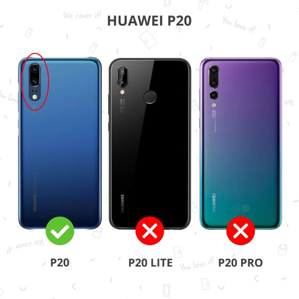 Étui de téléphone portefeuille Luxe Huawei P20