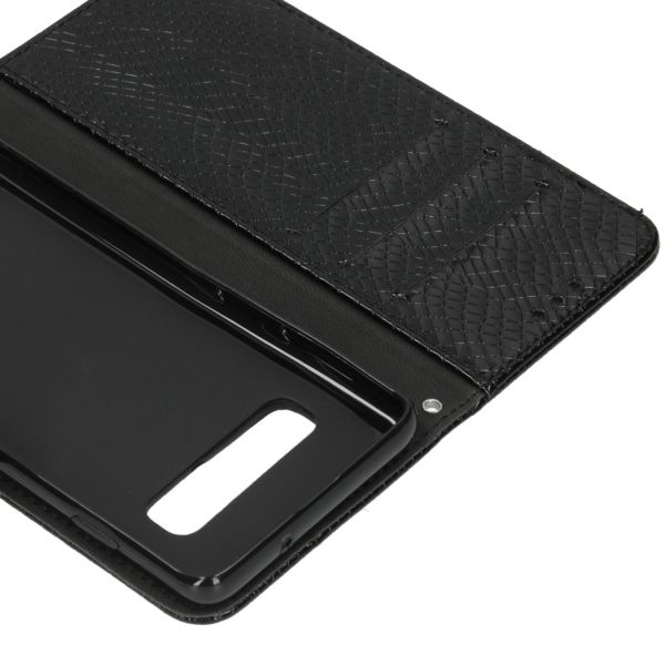 Etui de téléphone imprimé de serpent Samsung Galaxy S10