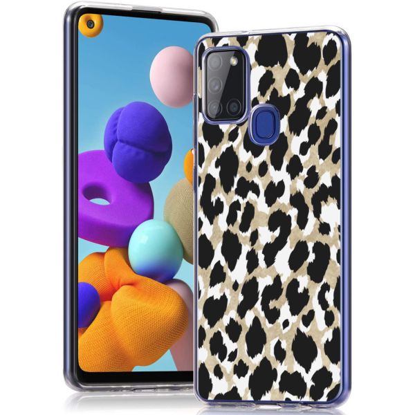 iMoshion Coque Design Samsung Galaxy A21s - Leopard