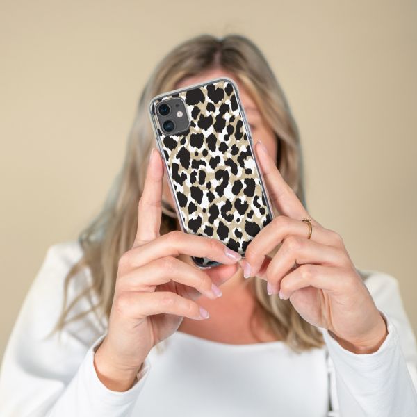 iMoshion Coque Design Samsung Galaxy A21s - Leopard