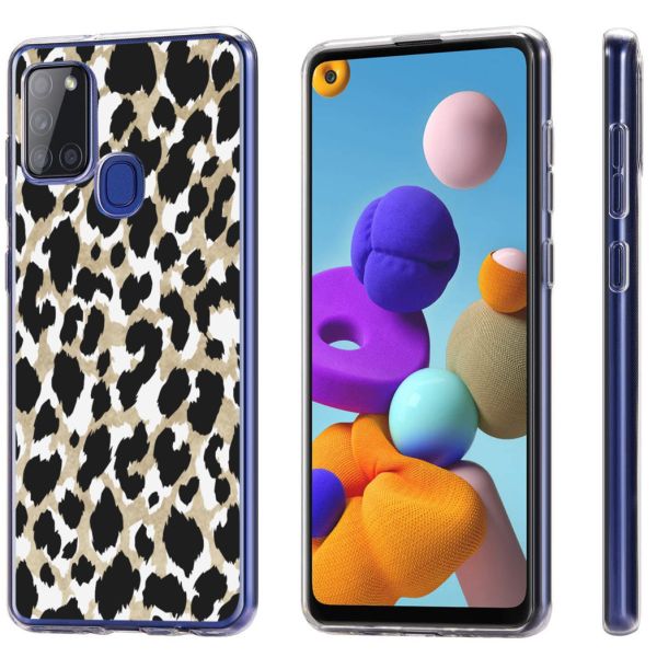 iMoshion Coque Design Samsung Galaxy A21s - Leopard