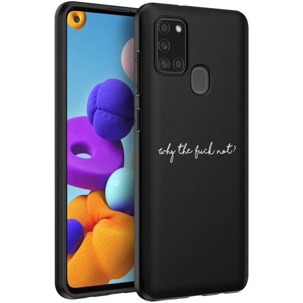 iMoshion Coque Design Samsung Galaxy A21s - Why The Fuck Not