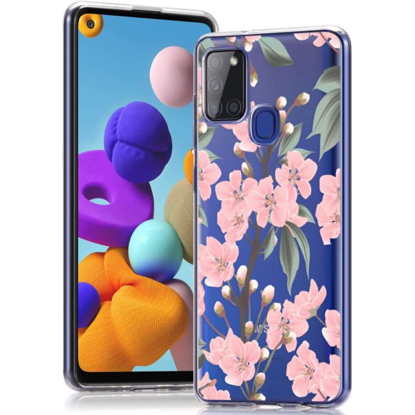 imoshion Coque Design Samsung Galaxy A21s - Cherry Blossom